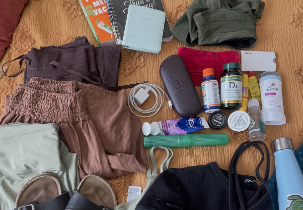 everything i packed to backpack guatemala