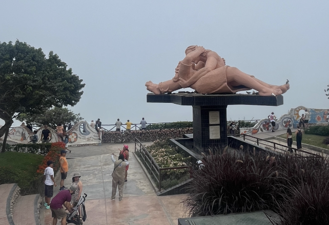 Love park in Miraflores, Peru