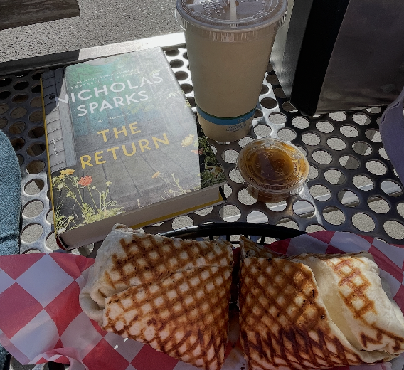 Santa Cruz Picnic Basket breakfast burrito and chai