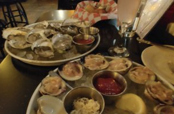 oysters at maxie's supper club

