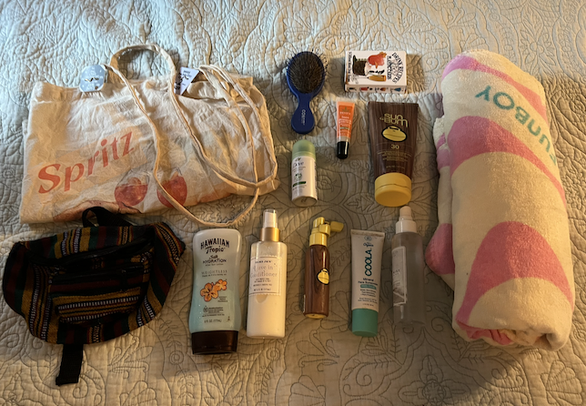 what’s in my beach bag